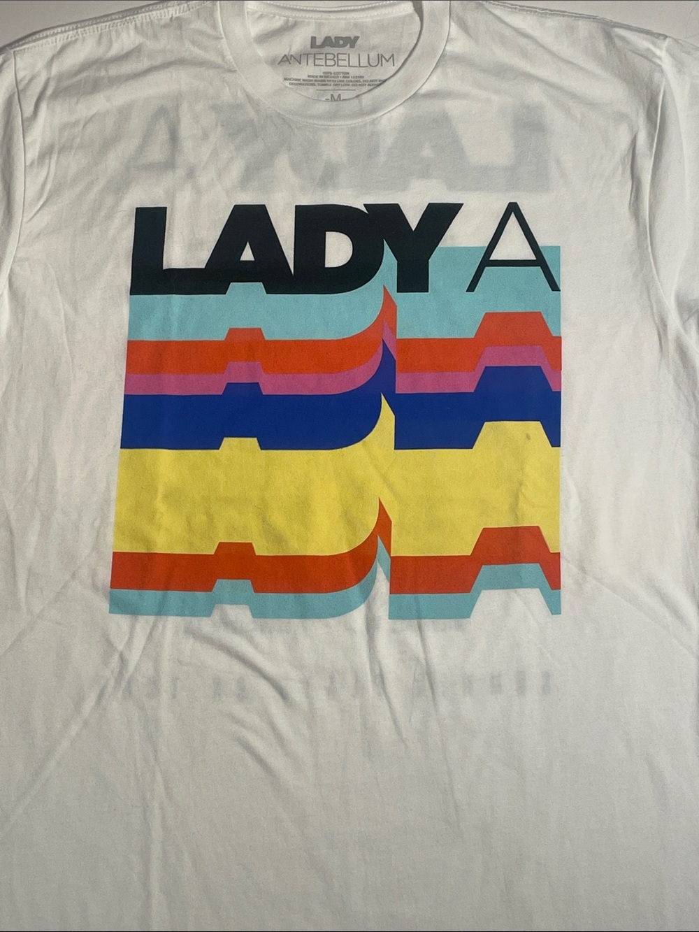Lady Antebellum Graphic White Tee - Band Logo
